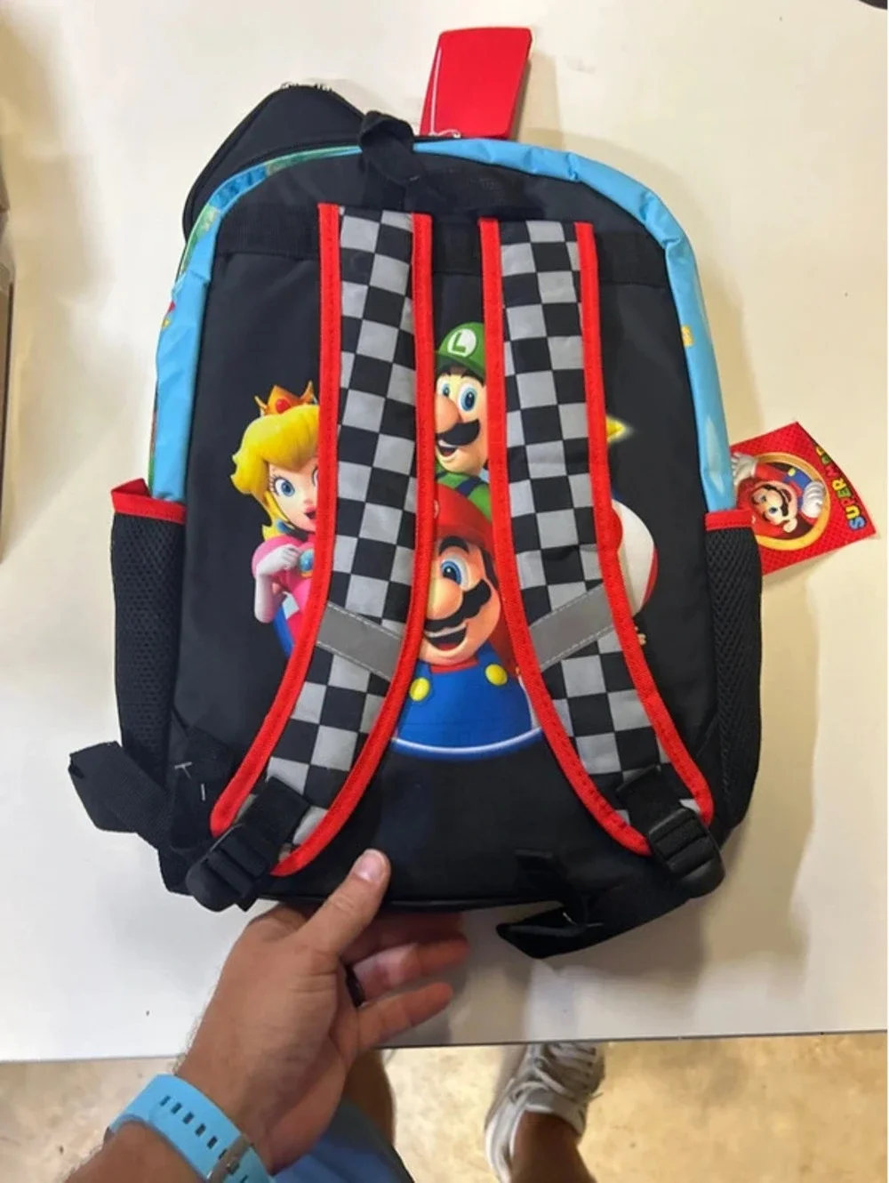 Super Mario backpack new four piece set